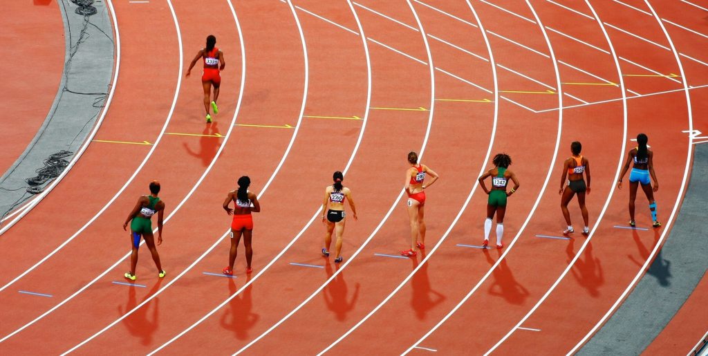 athletics race start line